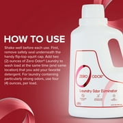 Zero Odor Laundry Odor Eliminator, Laundry Deodorizer and Scent Booster Additive, 64 fl oz