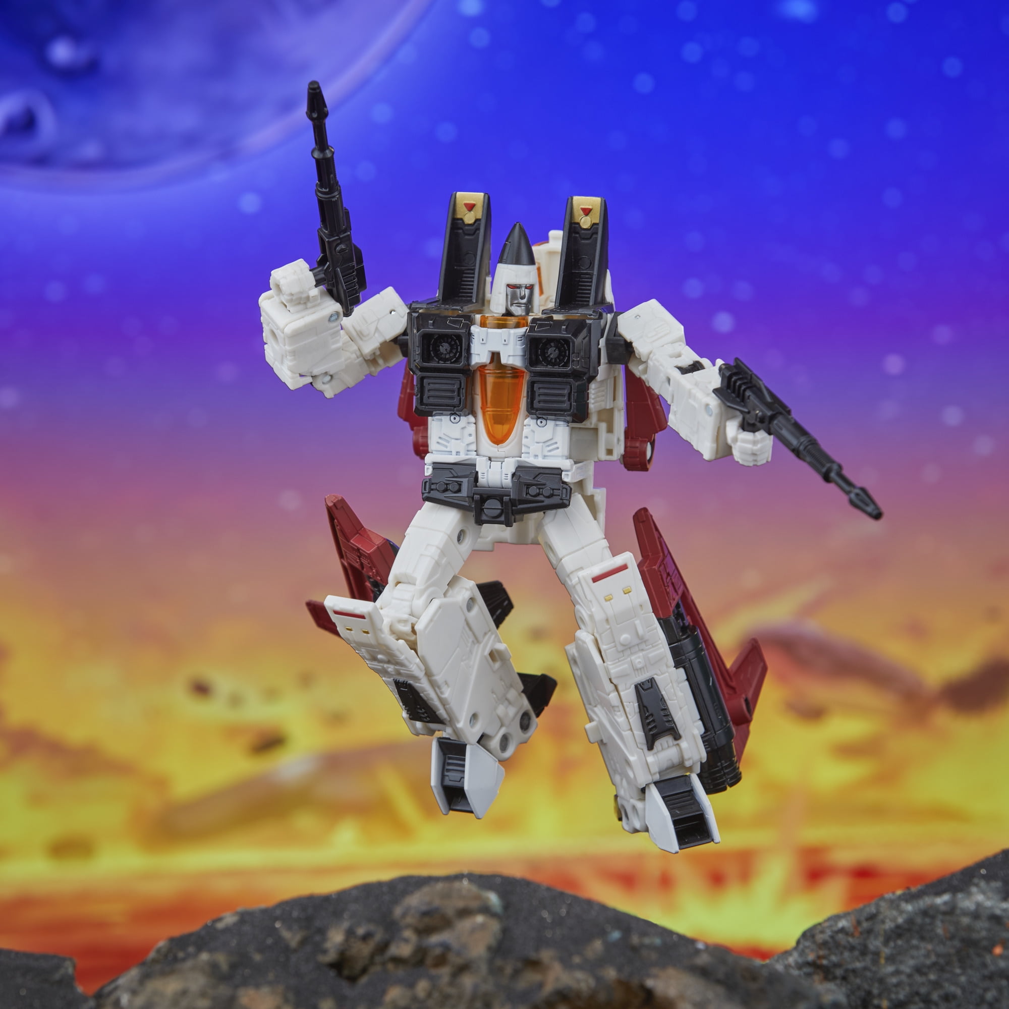 Transformers Legacy United Voyager G1 Universe Ramjet 7” Action Figure, 8+