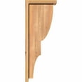 thumbnail image 3 of 5 1/2"W x 10"D x 26"H Ridgewood Smooth Corbel w/Backplate, Western Red Cedar, 3 of 9