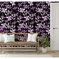 thumbnail image 4 of S4Sassy Peel and Stick Wall Covering, Golden Petals Wallpaper Removable Wallwrap - Purple Instant Wall Mural for Bedroom, Bathroom, Laundry Room, Closet Interior (25"x60" inch), 4 of 7