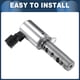 thumbnail image 4 of Solenoide de tiempo variable del árbol de levas del motor VVT Unique Bargains, No.10921AA110 para Subaru Legacy 3.6L 10-19 tono plateado, 1 Pc, 4 of 6