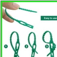 EcoFlex Garden Twist Ties 200 Adjustable Reusable