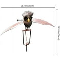 thumbnail image 2 of Metal Swinging Owl Wind Spinner for Yard and Garden Decor, Outdoor Metal Windmill Art Deco, Lawn Decorations Wind Sculpture and Spinner, Garden Stake Decorative Kinetic Sculpture, 2 of 5