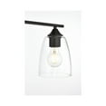 thumbnail image 4 of Living District Harris 4 Light Black And Clear Bath Sconce, 4 of 6