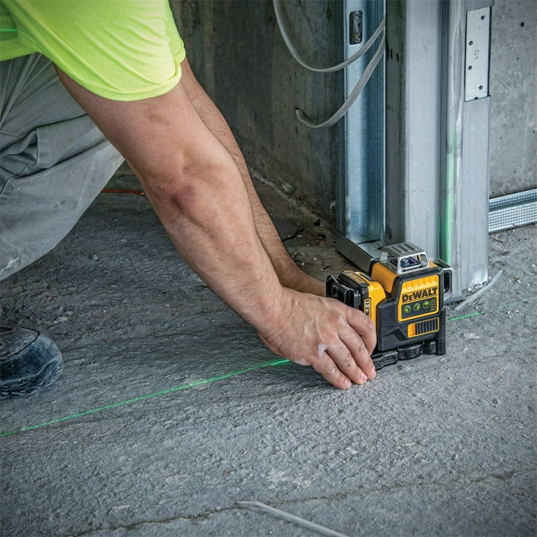 DeWalt 12V MAX 3 x 360 Cordless Green Line Laser Professional Laser Level DW089LG Laser battery charger Walmart