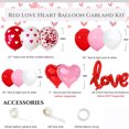 thumbnail image 4 of Kit Wedding Love Balloon Arch, 116 unidades, globos de lámina de látex rojo, 4 of 5