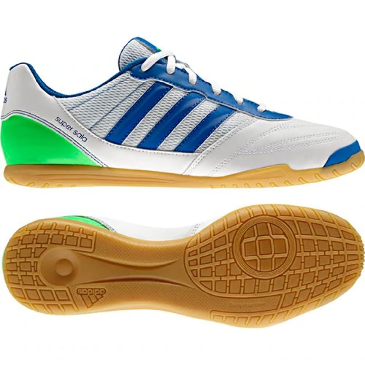 puñetazo judío pluma adidas freefootball Super Sala 8 Indoor - White/Green 9 - Walmart.com