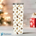 thumbnail image 6 of Noel Element Christmas Cups For Men Women - Christmas Aesthetic Tumbler, Cute Gift for Friend, Coworker - Holiday Cup Skinny Tumbler 20Oz, Gifts for Kid, Mom, Dad, Sister, Son On Christmas, Birthday, 6 of 6
