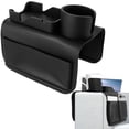 thumbnail image 2 of Armrest Cup Holder for Couch,Silicone Couch Cup Holder,Sofa Armrest Organizer with Spill Cup Holder Tray,Couch Armchair Caddy Bedside Storage Pockets Bag for Cellphone Tablet Book Magazines, 2 of 11