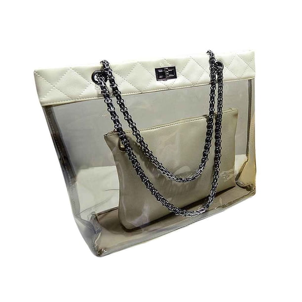 Guardurnaity Conjunto de bolsos para mujer, estilo hombro, bolso de mano, bandolera, nuevo Bolsas de mensajero y de hombro beige Guardurnaity BB5465-05