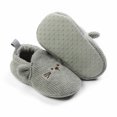 thumbnail image 6 of 0-6 Months Baby Boys Girls Shoes Non-Slip Infant First Walkers Baby Walking Shoes Pre Step Shoes For Boys And Girls Indoor Anti-skid Overshoes Cartoon Baby Comfortable Walking Shoes Gray, 6 of 7