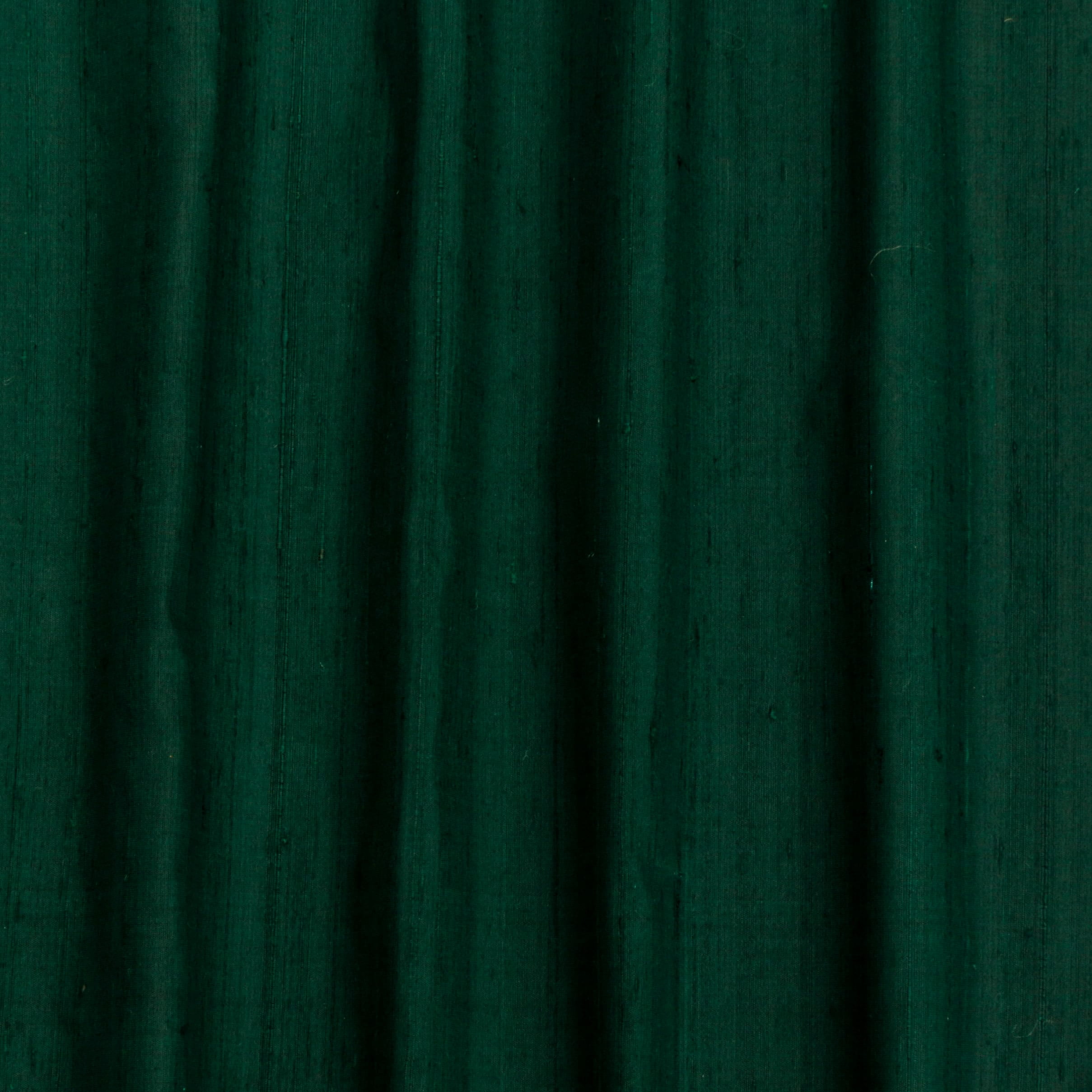 Fabric Mart Direct Silk Fabric, Bottle Green Silk Fabric, 100 Silk Fabric Asian Silk Fabric, 12 Continuous Yards Silk Fabric By Yard, 41 inches width 100% Pure Silk Fabric by Yard Curtains