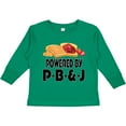 thumbnail image 3 of Inktastic Powered by P B and J Peanut Butter Lover Boys or Girls Long Sleeve Toddler T-Shirt, 3 of 5