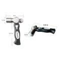 thumbnail image 3 of HimaPro One Pound Ball Pein Steel Head Metal Stamping Hammer, 3 of 5