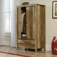 thumbnail image 2 of Sauder Dakota Pass Armoire, Craftsman Oak Finish, 2 of 9