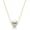 white pearl - yellow chain, variant on Pearl Necklaces for Women Floating Single Freshwater Pearl Pendant Necklaces with Silver Plating 18 inch Chain Pearl Jewelry Gifts for Her 8-9mm White/Pink/Purple
