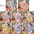 thumbnail image 2 of 10-Piece/Set Little Girl Bowknot Elastic Cute Head Rope Baby Hair Ring Rubber Band Mesh Bow PINK-3, 2 of 8