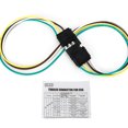 thumbnail image 4 of 1Pc Professional 4 Way Connector Plug Socket 4 Wire Trailer Wiring 4 Pin Trailer Connector Trailer Accoessroy for Fauty Car Signal Light, 4 of 8