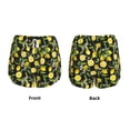 thumbnail image 3 of Daiia Lemon Fruits Flowers Leaves Pattern Women's 2 in 1 Running Shorts - Lightweight Athletic Workout Gym Yoga Shorts Liner with Phone Pockets-Medium, 3 of 7