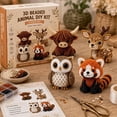 thumbnail image 4 of DIY Animal Beading Kit,Cute 3D Animal Bead Craft Set with Colorful Beads and Instructions,Handmade Jewelry Art Craft Kit for Creative DIY Projects, 4 of 9