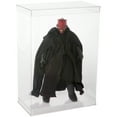 thumbnail image 2 of DollSafe Deluxe Clear Folding Display Case with Acrylic Top and Base for 11-12 inch Dolls or Action Figures, 9.5" W x 5" D x 13" H, Pack of 3, 2 of 4