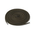 thumbnail image 1 of INSPIRE CHIC Unisex Round Rope Dual Colored Striped 1/5 Thick Boot Shoelace 90cm / 35.43" Light Brown Black, 1 of 4