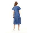 thumbnail image 5 of LVMA5025 - Women's Maternity Denim Dress, 5 of 6