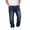 Navy, variant on SAWOBUUN Mens Wide Leg Jeans Casual Relaxed Loose Fit Stretch Denim Pants