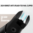 thumbnail image 3 of EXLEAF 2026 New Nail Clippers Anti Splash Nail Clippers 2026 Newest Anti Toe with Catcher for Thick Hard Nails Toe Nail Clipper Nail Clippers for Household Fingernail Clipper for Men Women Green, 3 of 7