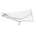 thumbnail image 3 of Awntech 18 Ft Key West Right Motorized Heavy Duty Patio Retractable Awning with Cassette (216in x 9.38in x 120in), White, 3 of 7