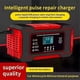 thumbnail image 4 of Cargador de batería para motocicleta y coche, reparación inteligente, 12V6A, voltaje Universal amarillo, cargador de batería eléctrico para electricista,Amarillo, 4 of 12