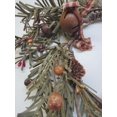 thumbnail image 3 of Rustic Holiday Pine Wreath 12", 3 of 4