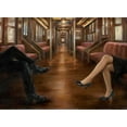 thumbnail image 2 of Harper, Ethan 24x19 White Modern Wood Framed Museum Art Print Titled - Last Stop, 2 of 4