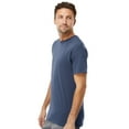thumbnail image 3 of M&O Gold Soft Touch T-Shirt 4800, T-Shirt for Men, Men's Short Sleeve, Unisex Fit, Indigo Blue, M, 3 of 5