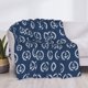 thumbnail image 3 of Fotbe Navy Nautical Manta de Franela con Estampado, Manta Ultrasuave para Cama, Sofá, Auto, Hipoalergénica y Antibolitas-40"x30", 3 of 6