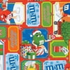 Springs Creative M&M's Happy Holidays Double-Rolled Christmas Patchwork, 44" x 15 yds