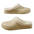 thumbnail image 3 of Garden Clogs Fuzzy Slippers for Women Men Winter Warm Non Slip Nursing Chef Mules with Plush Lined Indoor Outdoor Slip on House Shoes, 3 of 6