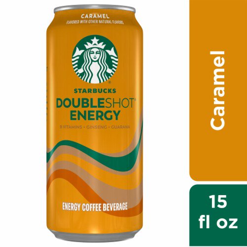 Starbucks Doubleshot Energy Caramel Iced Coffee Can 15 fl oz