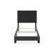 thumbnail image 2 of Estructura de cama tapizada Furinno Pessac, piel sintética negra, doble Furinno FB19821TBK, 2 of 2