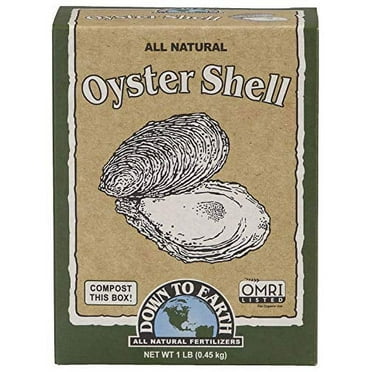 Down to Earth Organic All Natural Oyster Shell Fertilizer, 1 lb
