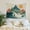 Beach-1, variant on Surfer Tapestry, Retro Tropical Palm Full Moon Barrel Wave Minimal Coastal Wall Hanging for Teen Boy Surf Bedroom, Tropical Cottage, Dorm & Muted Earth Tone Vacation Home Decor