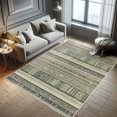 thumbnail image 5 of Ambesonne Southwestern Decorative Rug Carpet, Classic in Nature Tone, 5' 1" X 7' 5", Pale Reseda Green Beige, 5 of 5