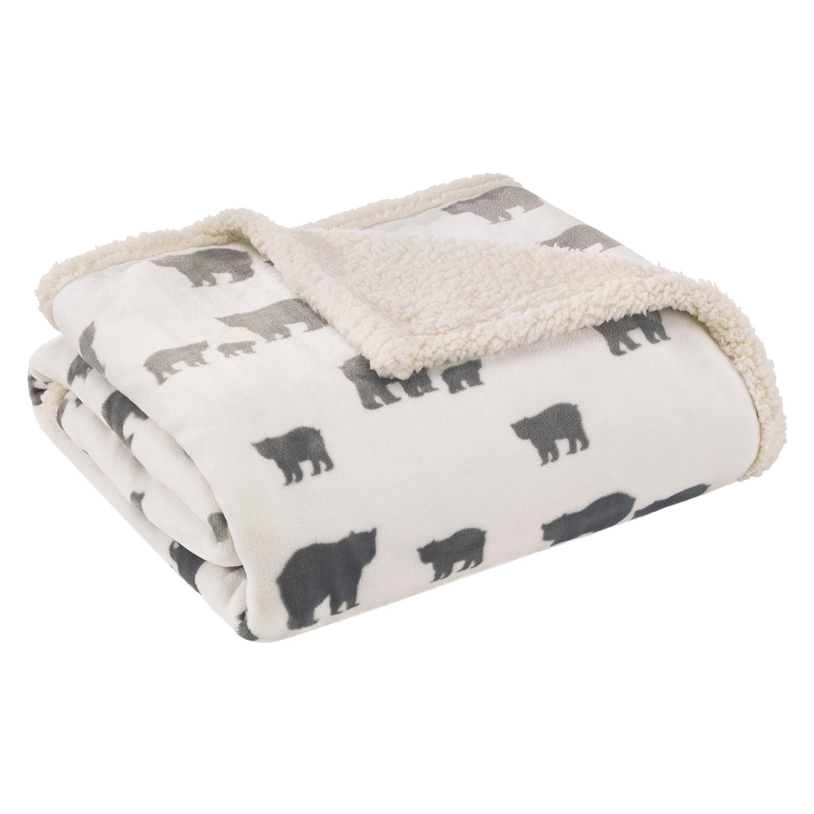 Bear Village Ultra Plush Throw Blanket by Eddie Bauer