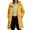 Yellow, variant on Womens Zip Up Trench Coat Fall Hooded Long Sleeve Waterproof Jackets Solid Color Jacket with Pockets Yellow L