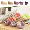 thumbnail image 1 of Ceramic Salad Bowl Set of 5 Microwave Safe Nesting Bowls for Kitchen, Serving, and Food Storage, 1 of 9