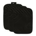thumbnail image 1 of Design Imports CAMZ12077 DII Black Quilted Potholder Set/3, 1 of 2