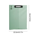 thumbnail image 3 of A4 Vertical Clip Board Folder for Writing and Document Storage, Multi-Function Clipboard with Sturdy Plastic Panels, Foldable Desktop Stand, Ideal for Office, School, Meetings, and Outdoor Use, 3 of 6