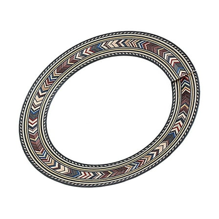Masteelf 94mm Guitar Rosette Sound Hole Inlay with Floral Pattern for Acoustic and Classical Guitars Decoration