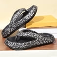 thumbnail image 6 of Slippers for Women,Flip Flop Clip Foot Non Outdoor Summer Soft Soled Bathroom Couples Wear Sandals Casual Thick Soled Sandals,Womens Slippers,Black,10.5, 6 of 6