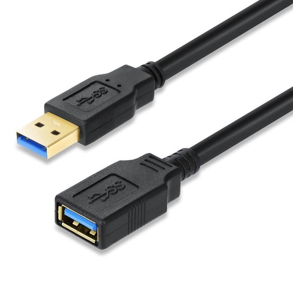 USB Extension Cable 20ft High Speed USB 3.0 Extender Cable Type A Male to A Female Data Transfer 5Gbps for Mouse Extender Cable Keyboard Extension Cord etc(20ft Black)